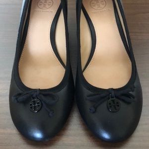 Tory Burch Laila Wedges Black 7.5